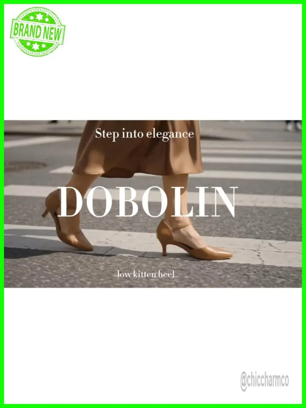Women's Kitten Heels Pointed Toe Pumps Dress Shoes Faux Leather Ankle Strap Low